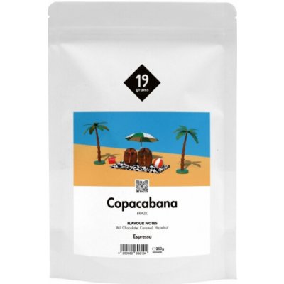 19grams Brazílie Copacabana espresso zrnková 250 g – Hledejceny.cz