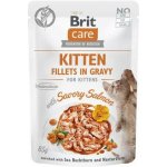 Brit Care Cat Kitten Fillets in Gravy Savory Salmon 85 g – Sleviste.cz