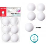 MP Polystyrénové koule 4 cm 6 ks 587945 – Sleviste.cz