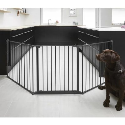 BabyDan Prostorová zábrana FLEX L černá – Zboží Mobilmania