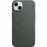 Apple z tkaniny FineWoven s MagSafe na iPhone 15 Plus, listově zelené MT4F3ZM/A – Sleviste.cz