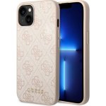 Pouzdro GUESS 4G Ochranné obal Apple iPhone 14 Plus růžové