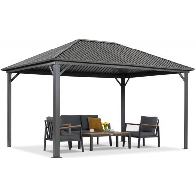 Garden Point altán Sardinie 3x4 antracitový – Sleviste.cz