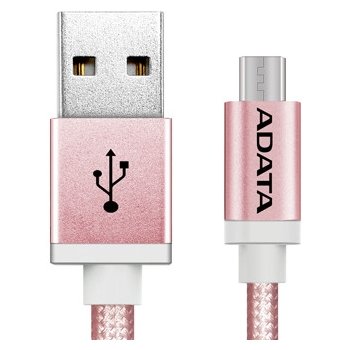 ADATA AMUCAL-100CMK-CRG Micro USB, 1m, růžový