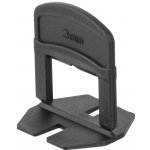 Strend Pro LS230T distanční podložky, vyrovnávací, pod obklady, 3,0 mm, balení. 300 ks, černý plast