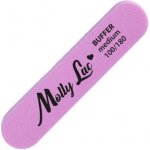 Molly Lac Penový pilník na nechty mini rovný zaoblený ružový 100/180 – Zboží Dáma