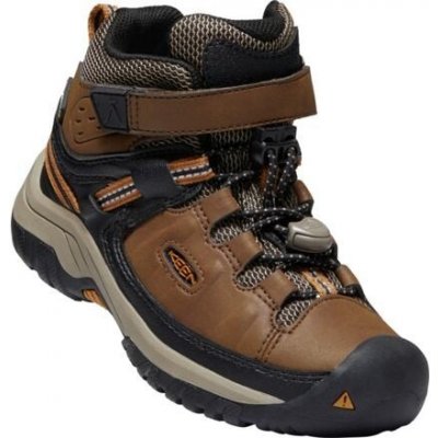 Keen boty Targhee Mid Wp Children Kids dark earth/golden brown