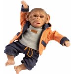 Guca Reborn 986 realistická opička miminko s měkkým látkovým tělem 32 cm – Hledejceny.cz