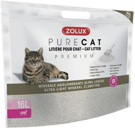 Zolux Podestýlka PURECATmineral Premium ultralight clump 16 l