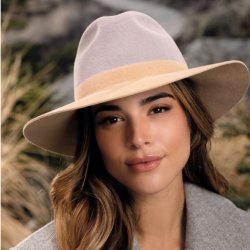 Plstěný klobouk Tonak Fedora Duo Pastel 53708/20/Q8083 světle šedá