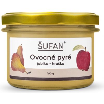 Šufan Pyré jablko-hruška 190 g – Zboží Mobilmania