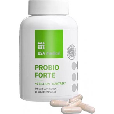 USA medical Probio Forte 60 kapslí