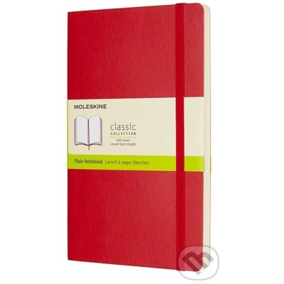 Moleskine Zápisník měkké desky červený čistý A5 96 listů