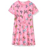 Kugo dívčí šaty HS9276 dívčí šaty s motýly světle růžové – Zboží Mobilmania