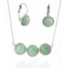 Foxette Green aventurine set šperků JF_0135