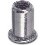 Nýtovací matice plochá hlava s ozubením, otevřená M8, ocel pozink (750 ks) – Zboží Mobilmania