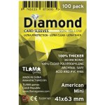 TLAMA games Obaly na karty Diamond Yellow: American Mini 41x63 mm 100 ks – Zboží Živě