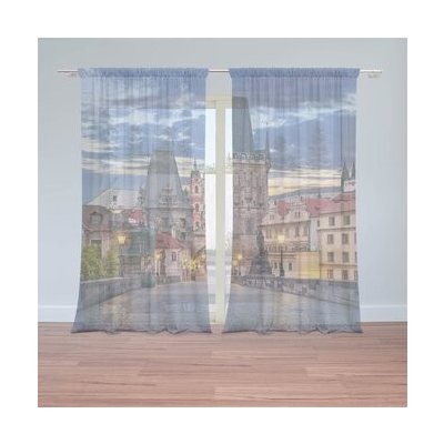 Sablio Záclony Karlův most: 2ks 150x250cm – Hledejceny.cz