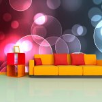 Tapeta SABLIO Bublinová abstrakce, rozměry 208x125 cm – Zboží Dáma