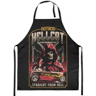 Hotrod Hellcat Kuchyňská zástěra Straight From Hell – Zboží Dáma