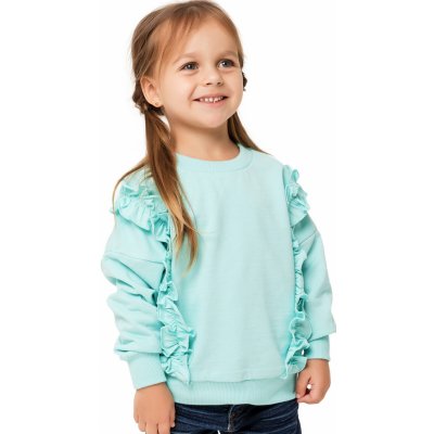 Winkiki Kids Wear Dívčí mikina Frill mátová – Zbozi.Blesk.cz