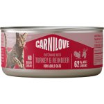 CARNILOVE Cat CAN Paté Made with Turkey & Reindeer 100 g – Sleviste.cz