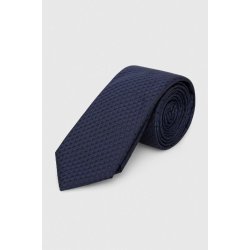 Hugo hedvábná kravata tmavomodrá