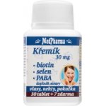 MedPharma Křemík 30 mg +Biotin + Paba 37 tablet – Hledejceny.cz