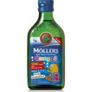 Möller`s rybí olej Omega 3 z tresčích jater s ovocnou příchutí 250 ml