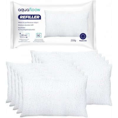 AquaFloow Náplně do pohlcovače vlhkosti Refiller 10 x 250 g – Sleviste.cz