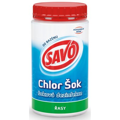 SAVO chlor šok 800g – Zboží Mobilmania