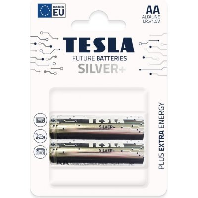 TESLA SILVER+ AA 2ks 13060220 – Zbozi.Blesk.cz