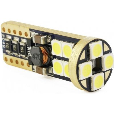 Interlook LED W5W T10 12 SMD CREE 3030 CAN BUS – Zboží Mobilmania