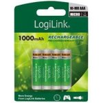 LOGILINK AAA 1000mAh 4ks LR03RB4 – Zbozi.Blesk.cz