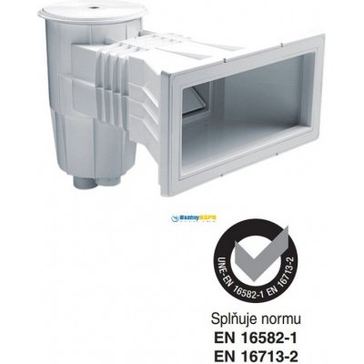 ASTRALPOOL skimmer 15L široké hrdlo 422x209 mm do betonu – HobbyKompas.cz
