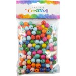 TEMPUSCreative korálky dřevo 12mm bar.mix 200ks 474189 – Hledejceny.cz