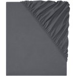 Livarno Home Napínací prostěradlo z jemného flanelu 180-200x200 šedé – Sleviste.cz