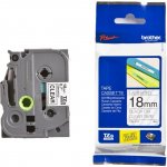 Brother TZE-141, černý tisk průsvitný podklad, 8m x 18mm – Zboží Dáma