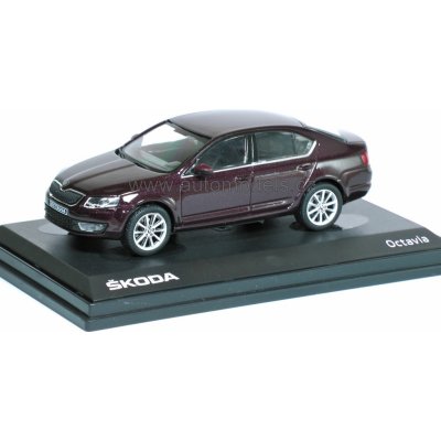 Abrex škoda Octavia 3 2012 bordó s modem 1:43 – Zbozi.Blesk.cz