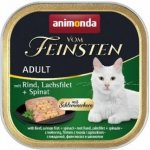 Animonda Vom Feinsten Adult hovězí losos špenát 6 x 100 g – Hledejceny.cz