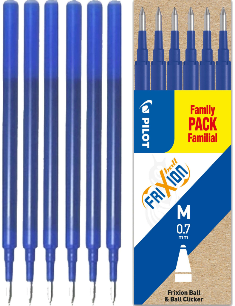 Pilot 2068 FriXion 0,7 mm6x náplň tmavě modrá