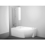 Ravak CVSK1 Rosa 160/170 L satin+Transparent, levá 7QLS0U00Y1 – Zboží Mobilmania