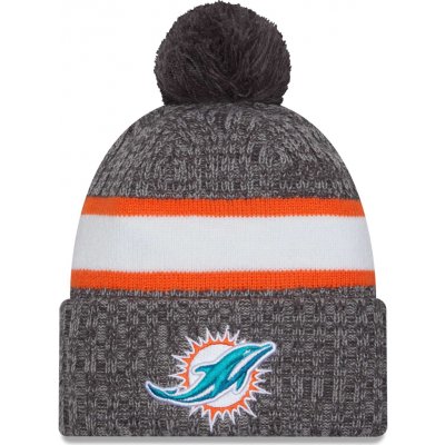 New Era Pánská zimní čepice Miami Dolphins NFL Gray 2023 Sideline Sport Knit – Hledejceny.cz
