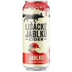 Lišácké jablko cider jablko 6 x 0,5 l (plech) – Zboží Dáma