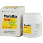 NEUROMAX FORTE POR 100MG/200MG/0,2MG TBL FLM 20 – Hledejceny.cz