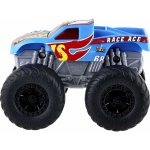 Mattel Hot Weels Mattel Monster Trucks Svítící a rámusící vrak RACE ACE HDX63 – Hledejceny.cz