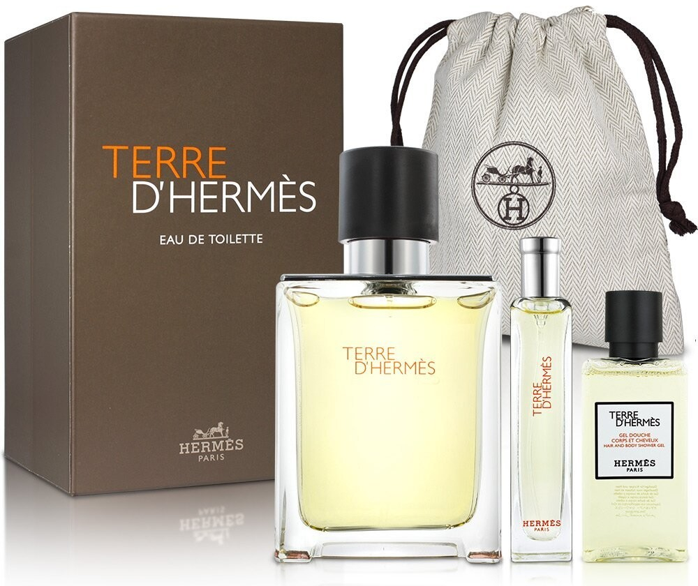 Hermes Terre D´Hermes EDT 100 ml + EDT 15 ml + sprchový gel 40 ml + taška dárková sada