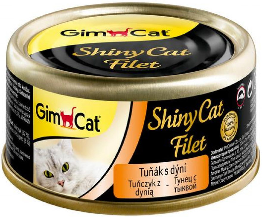 Gimpet ShinyCat filet Tuňák s dýní 70 g