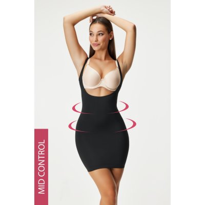 Astratex Stahovací šaty Laser cut Exclusive černá – Zbozi.Blesk.cz