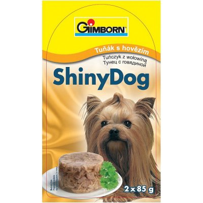 Gimborn ShinyDog tuňák & hovězí 2 x 85 g – Hledejceny.cz